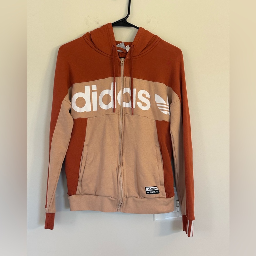 Adidas Track Style Jacket Block Design Women’s Size Medium